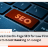 Explore How On-Page SEO for Law Firms Helps to Boost Ranking on Google | SImulas