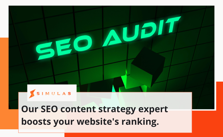 Our SEO content strategy expert boosts your website's ranking. | Simulas